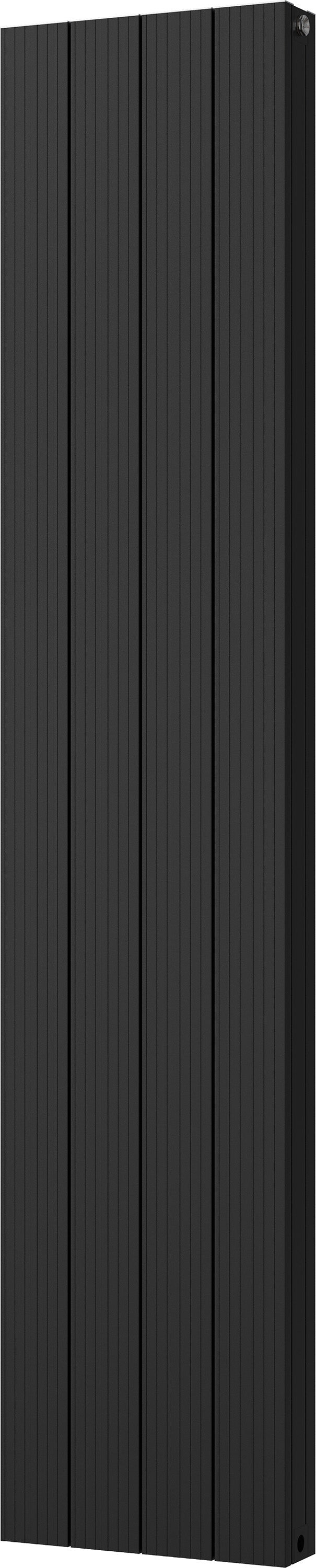 Thetford - Black Vertical Radiator H1800mm x W372mm Grooved