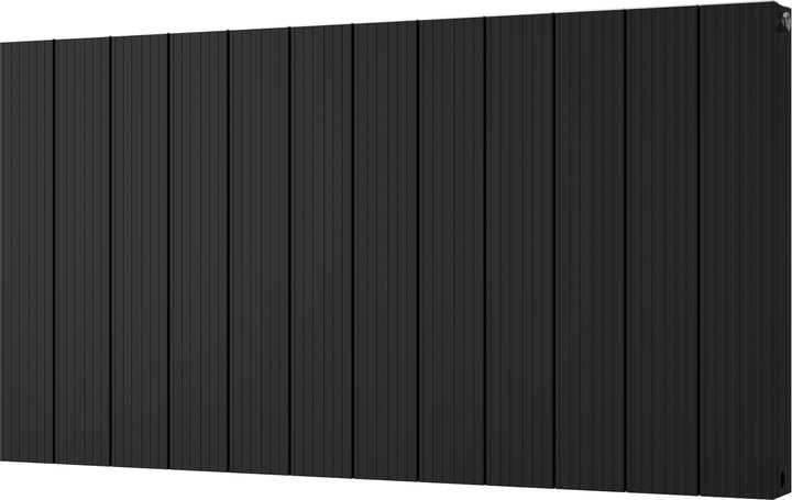 Thetford - Black Horizontal Radiator H600mm x W1124mm Grooved