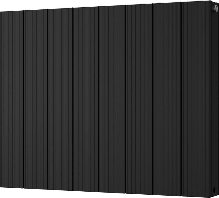 Thetford - Black Horizontal Radiator H600mm x W748mm Grooved