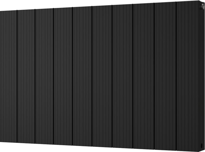 Thetford - Black Horizontal Radiator H600mm x W936mm Grooved