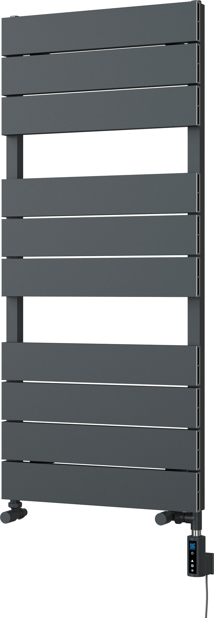 Thetford - Anthracite Dual Fuel Towel Rail H1150mm x W500mm Thermostatic WIFI