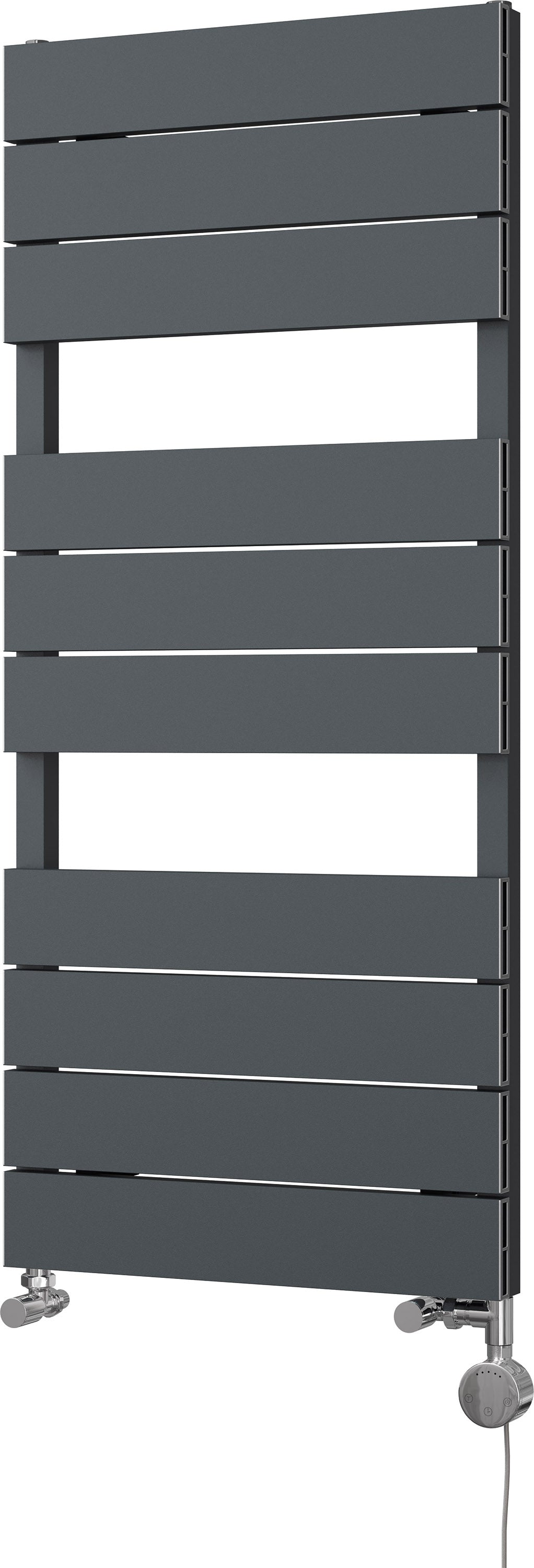 Thetford - Anthracite Dual Fuel Towel Rail H1150mm x W500mm Thermostatic