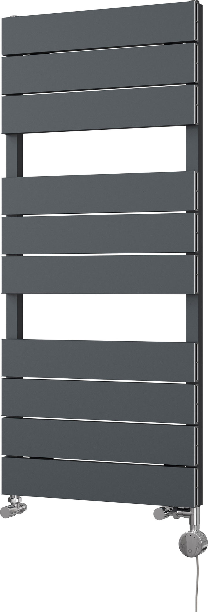 Thetford - Anthracite Dual Fuel Towel Rail H1150mm x W500mm Thermostatic