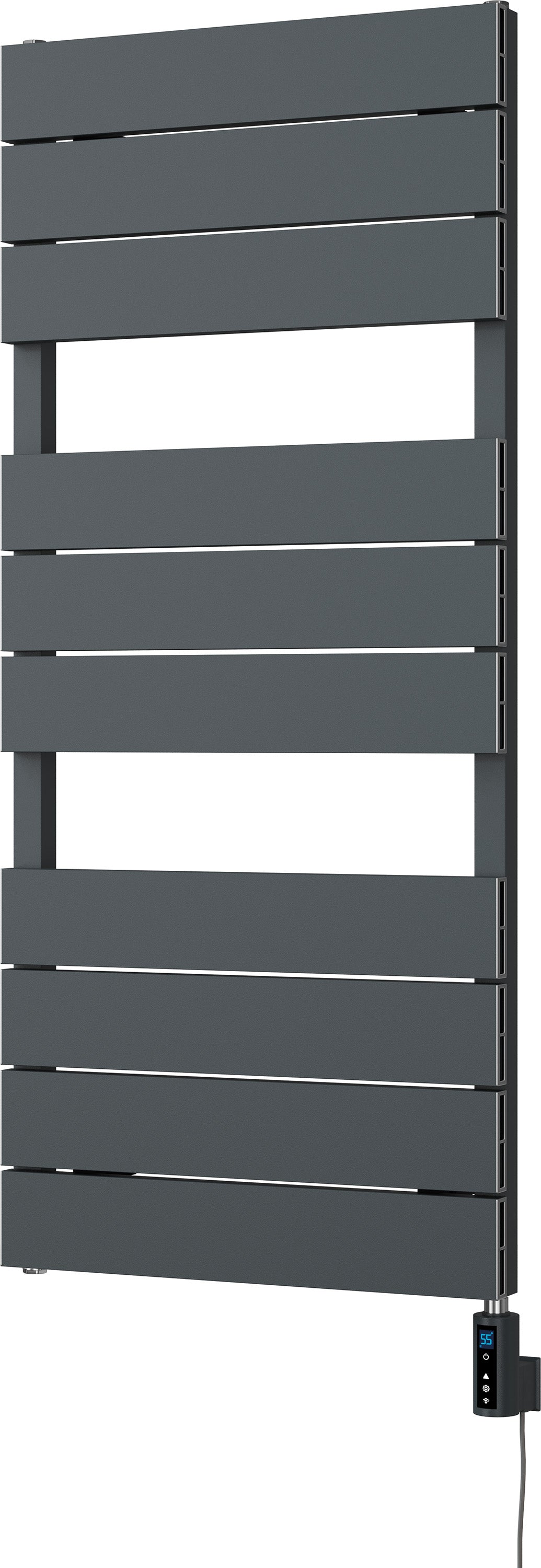 Thetford - Anthracite Electric Towel Rail H1150mm x W500mm 600w Thermostatic WIFI