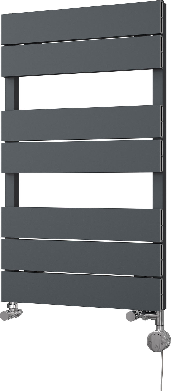 Thetford - Anthracite Dual Fuel Towel Rail H850mm x W500mm Thermostatic