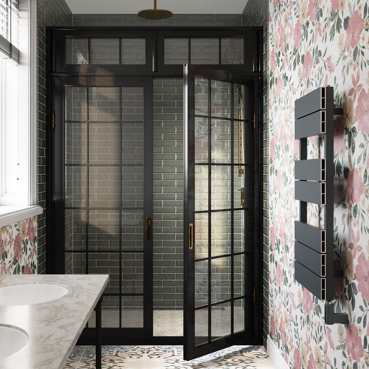 Thetford - Anthracite Electric Towel Rail H850mm x W500mm 400w Thermostatic WIFI