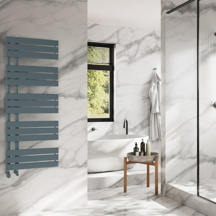 Tristan - Anthracite Towel Radiator - H1292mm x W500mm