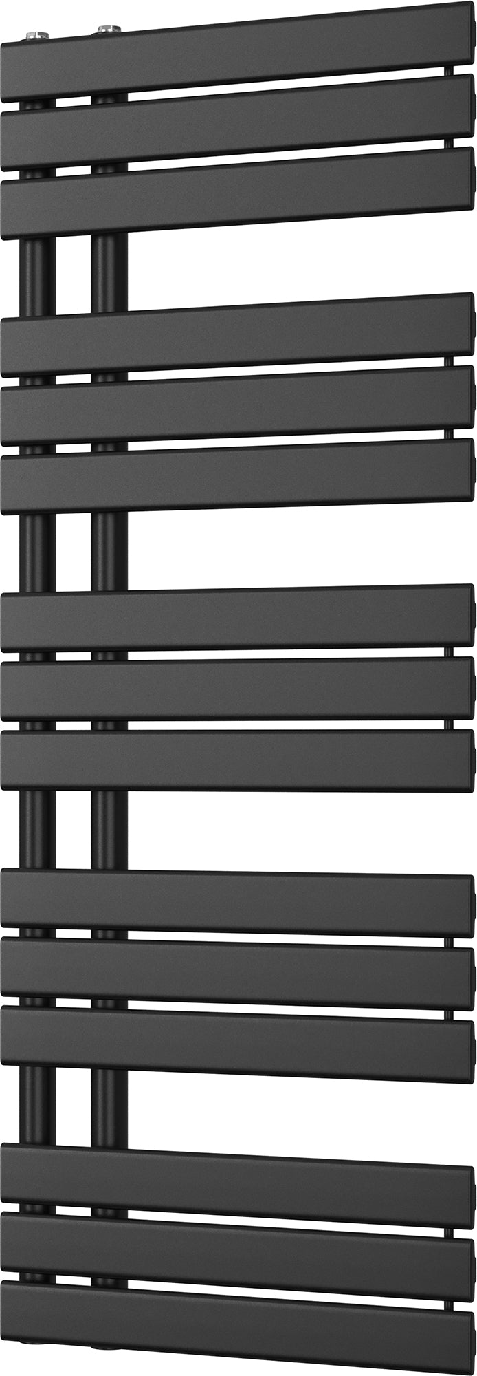 Tristan - Black Towel Radiator - H1292mm x W500mm