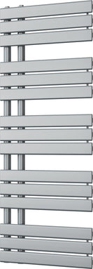 Tristan - Silver Towel Radiator - H1292mm x W500mm