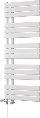 Tristan - White Dual Fuel Towel Rail H1292mm x W500mm Standard