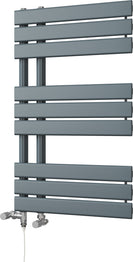 Tristan - Anthracite Dual Fuel Towel Rail H816mm x W500mm Standard
