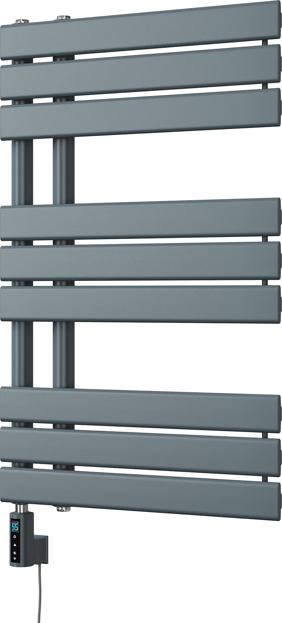 Tristan - Anthracite Electric Towel Rail H816mm x W500mm 300w Thermostatic WIFI