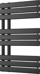 Tristan - Black Towel Radiator - H816mm x W500mm