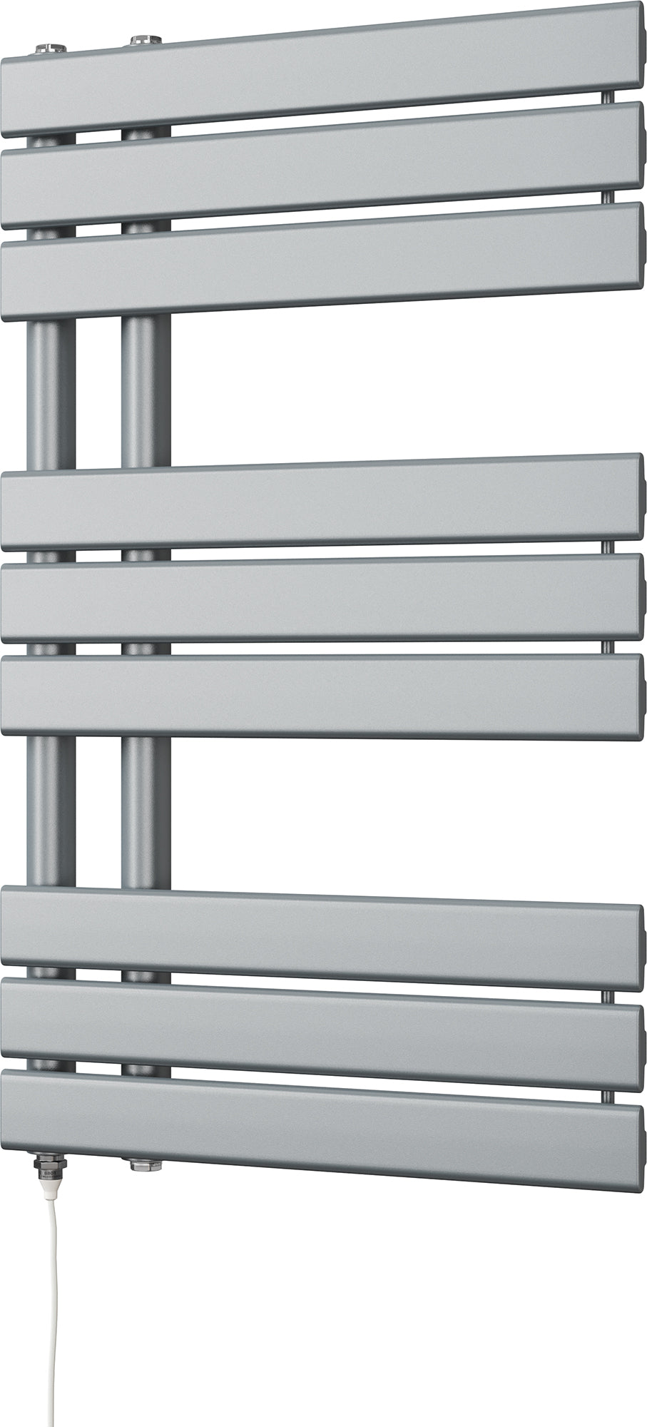 Tristan - Silver Electric Towel Rail H816mm x W500mm 300w Standard