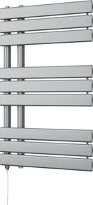 Tristan - Silver Electric Towel Rail H816mm x W500mm 400w Standard
