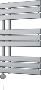Tristan - Silver Electric Towel Rail H816mm x W500mm 400w Thermostatic