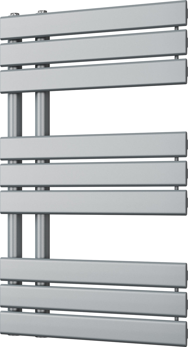 Tristan - Silver Towel Radiator - H816mm x W500mm