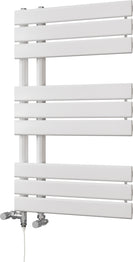 Tristan - White Dual Fuel Towel Rail H816mm x W500mm Standard