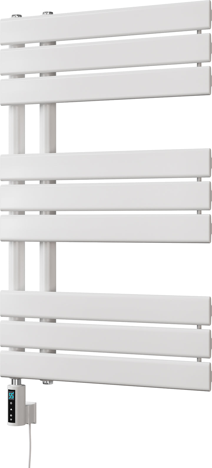 Tristan - White Electric Towel Rail H816mm x W500mm 400w Thermostatic WIFI