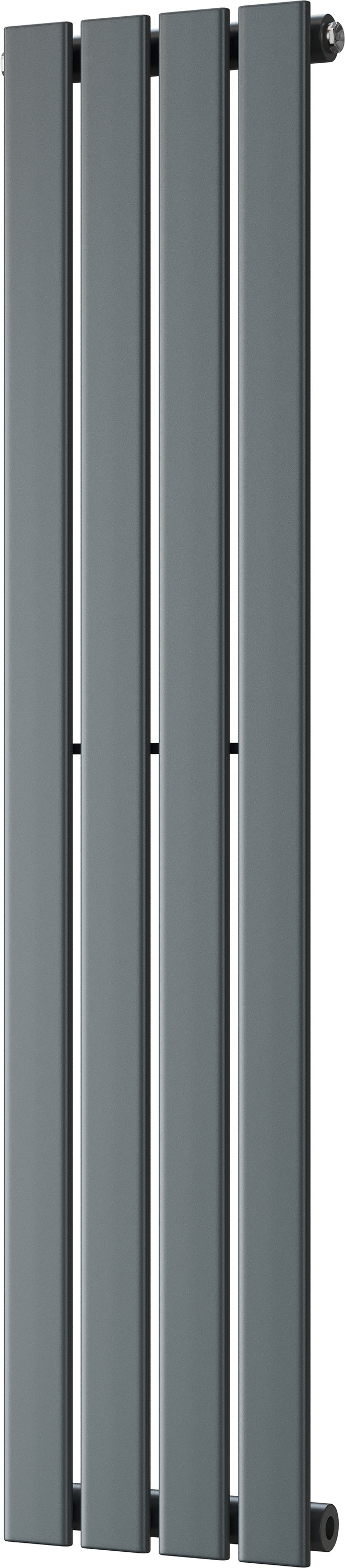 Typhoon - Anthracite Vertical Radiator H1200mm x W272mm Single Panel