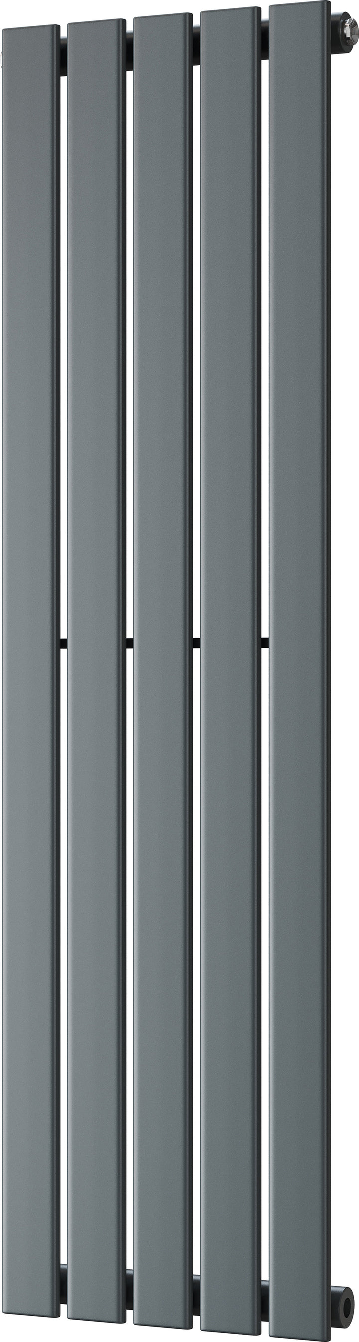 Typhoon - Anthracite Vertical Radiator H1200mm x W340mm Single Panel