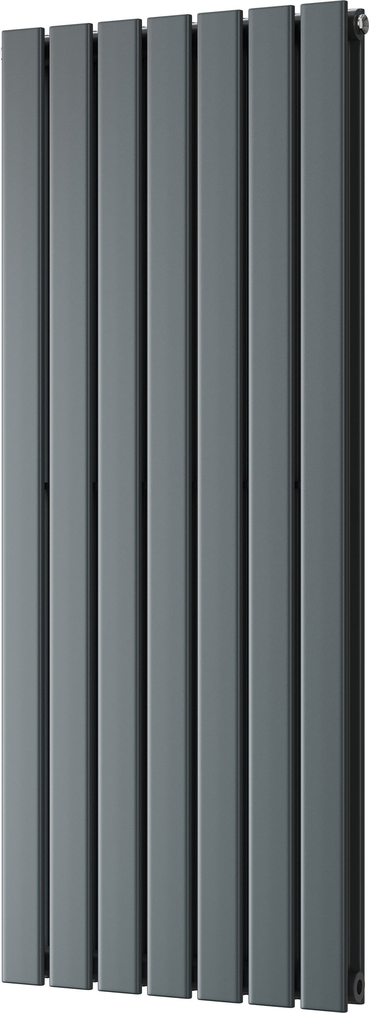 Typhoon - Anthracite Vertical Radiator H1200mm x W476mm Double Panel