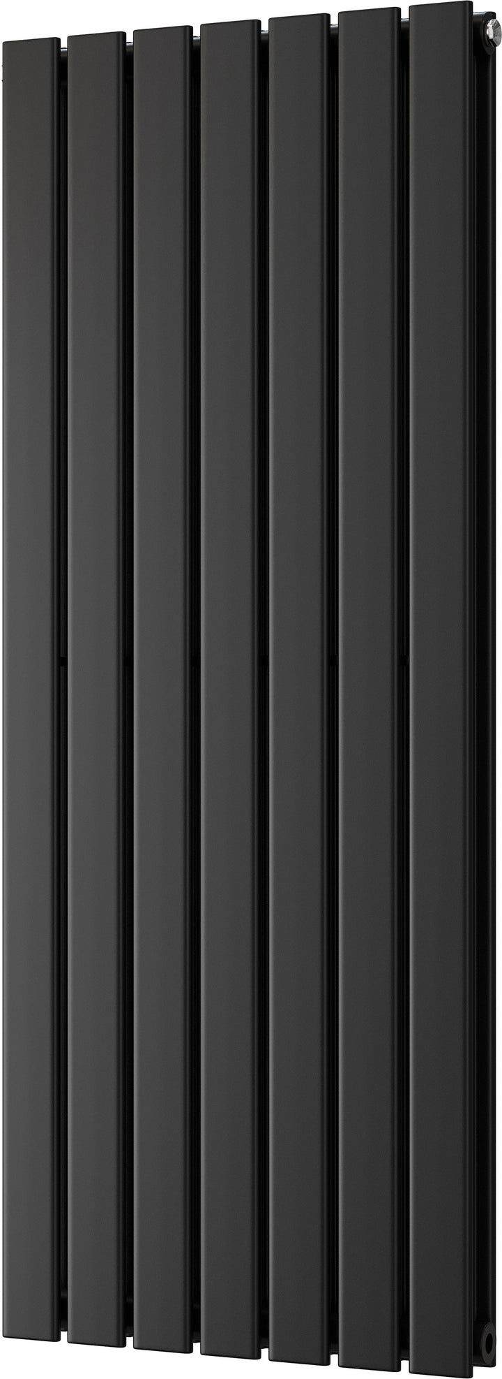 Typhoon - Black Vertical Radiator H1200mm x W476mm Double Panel