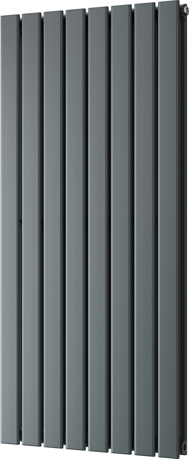 Typhoon - Anthracite Vertical Radiator H1200mm x W544mm Double Panel