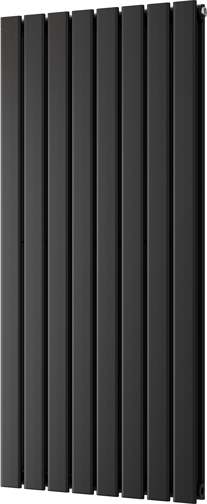 Typhoon - Black Vertical Radiator H1200mm x W544mm Double Panel