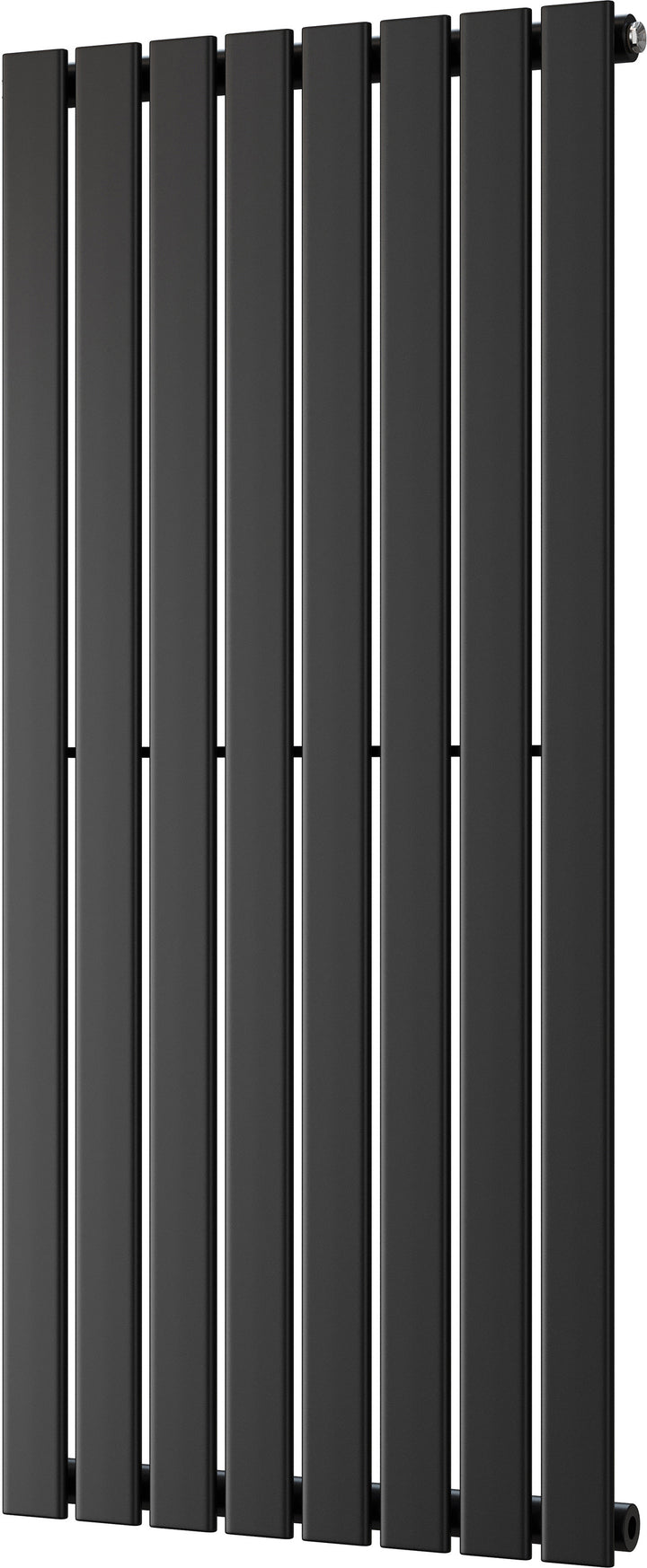 Typhoon - Black Vertical Radiator H1200mm x W544mm Single Panel