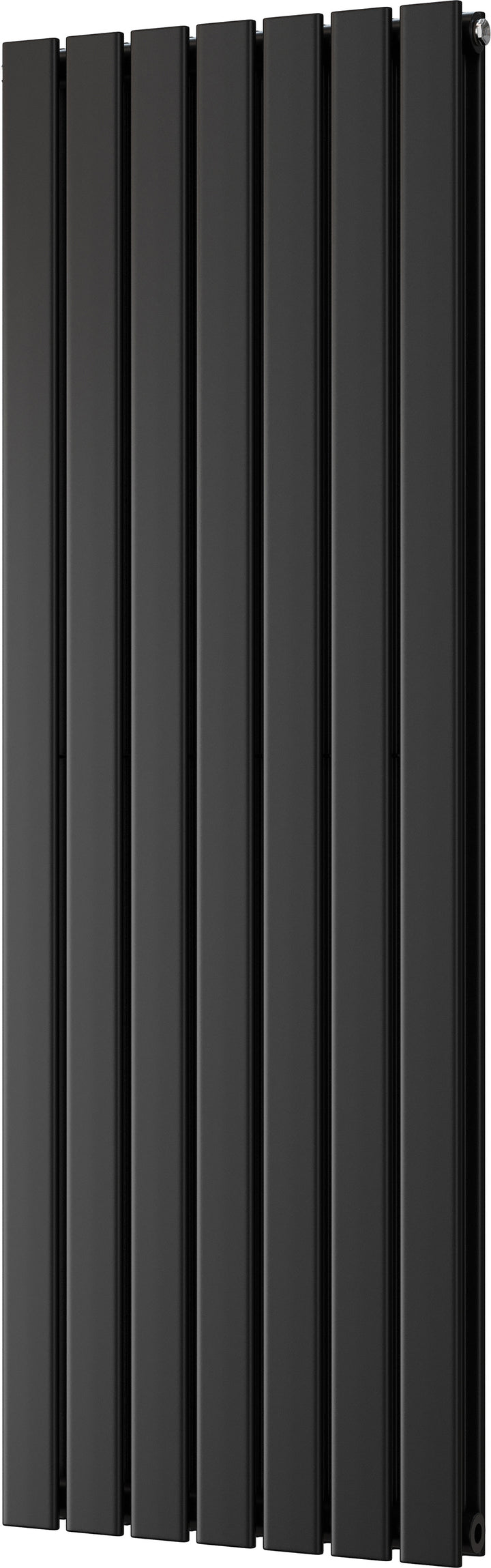 Typhoon - Black Vertical Radiator H1400mm x W476mm Double Panel