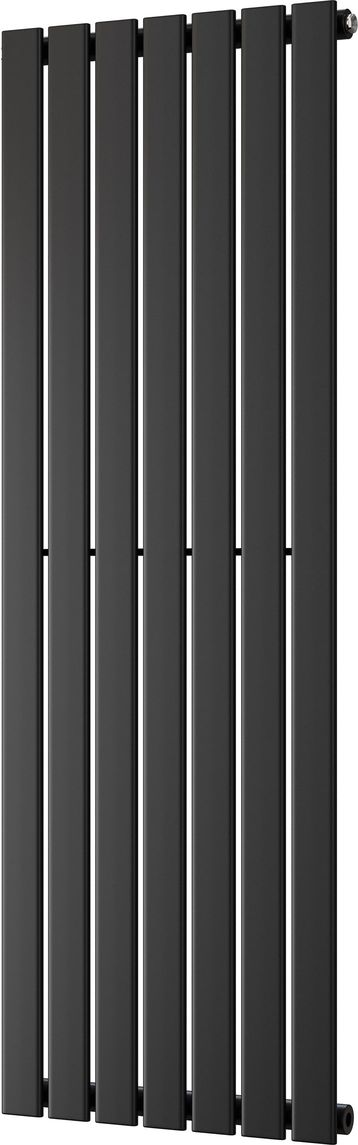 Typhoon - Black Vertical Radiator H1400mm x W476mm Single Panel