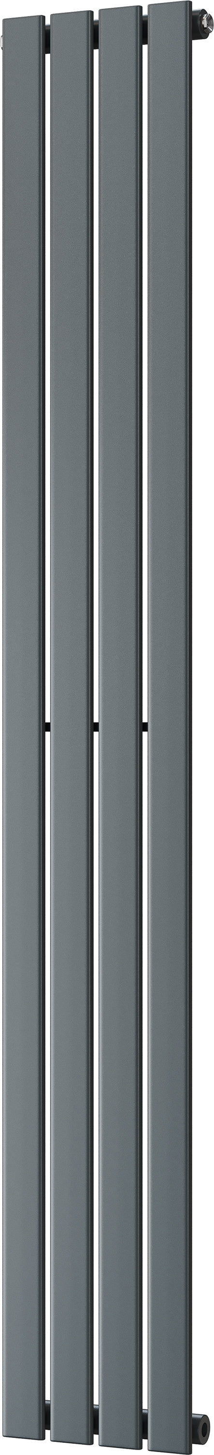 Typhoon - Anthracite Vertical Radiator H1800mm x W272mm Single Panel