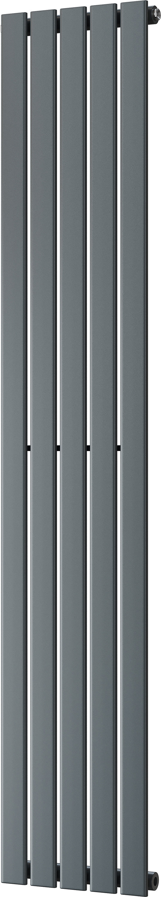 Typhoon - Anthracite Vertical Radiator H1800mm x W340mm Single Panel