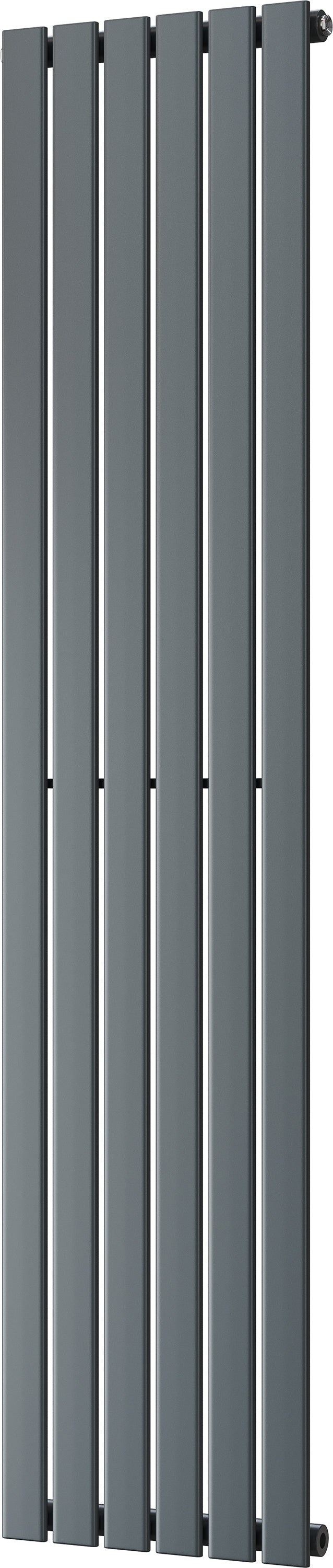 Typhoon - Anthracite Vertical Radiator H1800mm x W408mm Single Panel