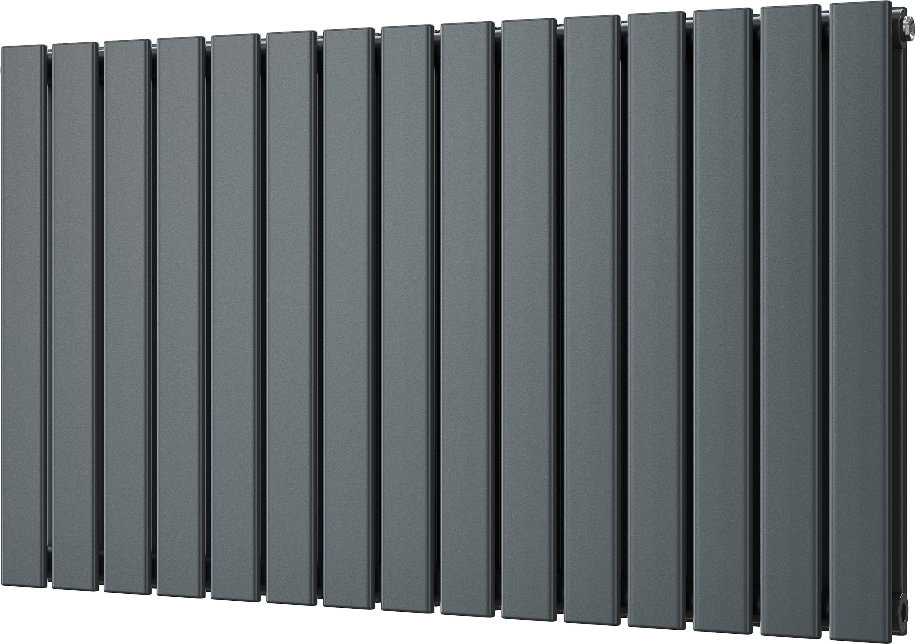 Typhoon - Anthracite Horizontal Radiator H600mm x W1020mm Double Panel