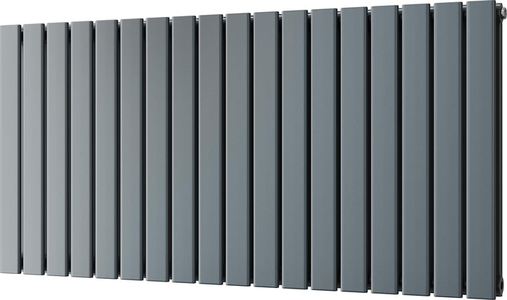 Typhoon - Anthracite Horizontal Radiator H600mm x W1224mm Double Panel