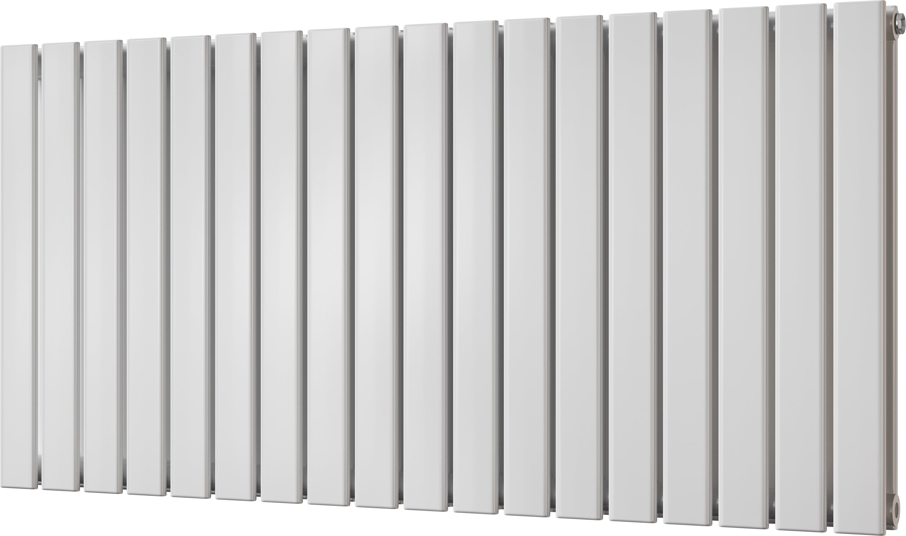 Typhoon - White Horizontal Radiator H600mm x W1224mm Double Panel