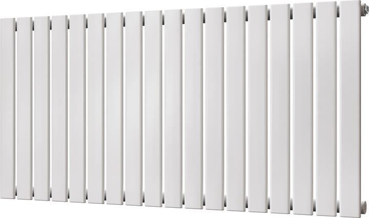 Typhoon - White Horizontal Radiator H600mm x W1224mm Single Panel