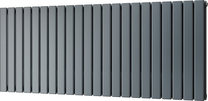 Typhoon - Anthracite Horizontal Radiator H600mm x W1496mm Double Panel