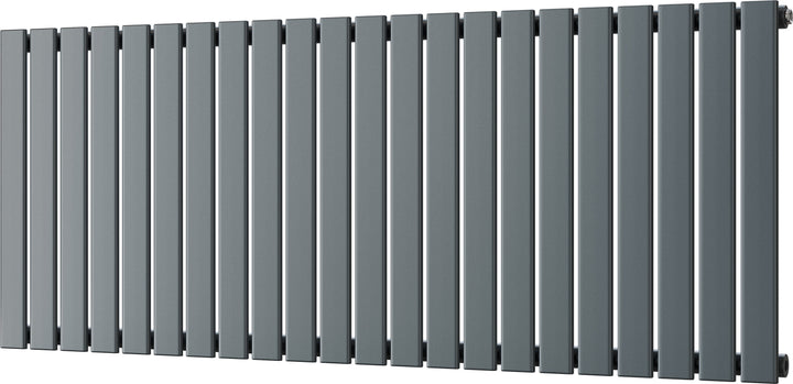 Typhoon - Anthracite Horizontal Radiator H600mm x W1496mm Single Panel