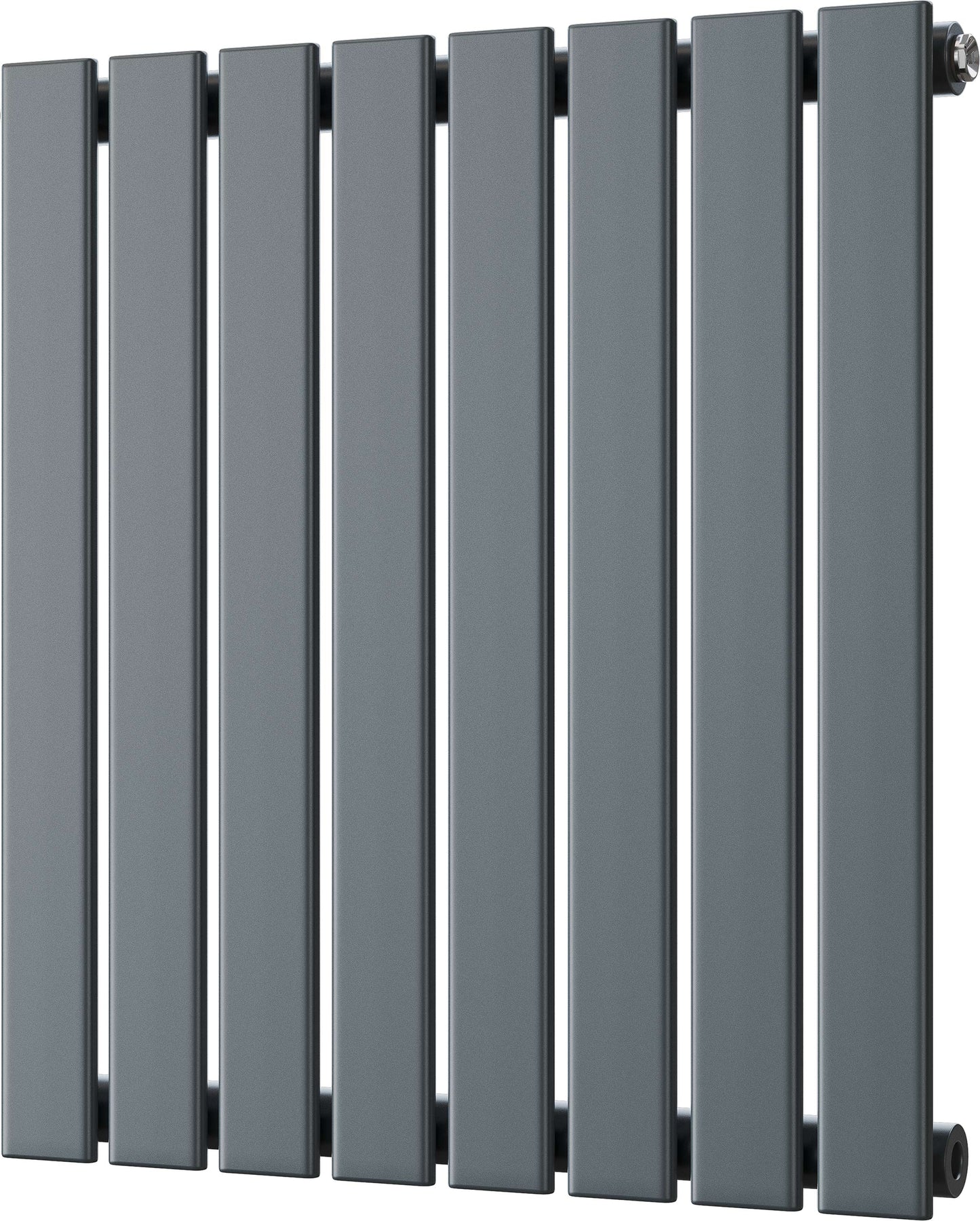 Anthracite Horizontal Radiator H600mm x W544mm Single Panel - Typhoon ...