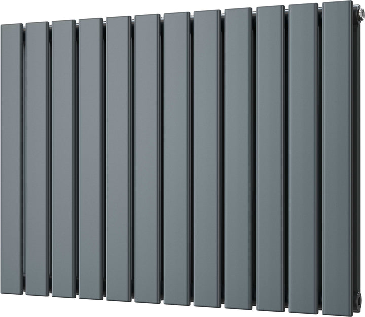 Typhoon - Anthracite Horizontal Radiator H600mm x W816mm Double Panel