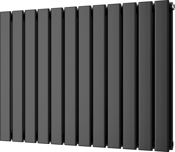 Typhoon - Black Horizontal Radiator H600mm x W816mm Double Panel