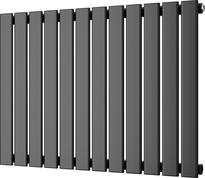 Typhoon - Black Horizontal Radiator H600mm x W816mm Single Panel