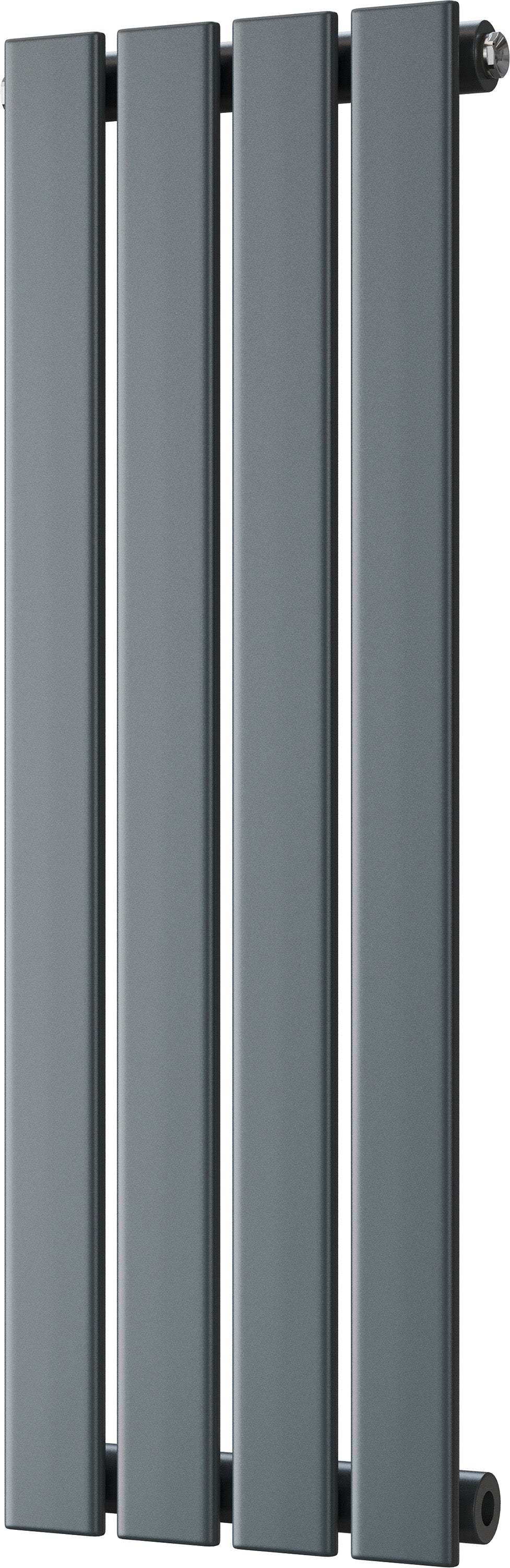 Typhoon - Anthracite Designer Radiator H800mm x W272mm Single Panel