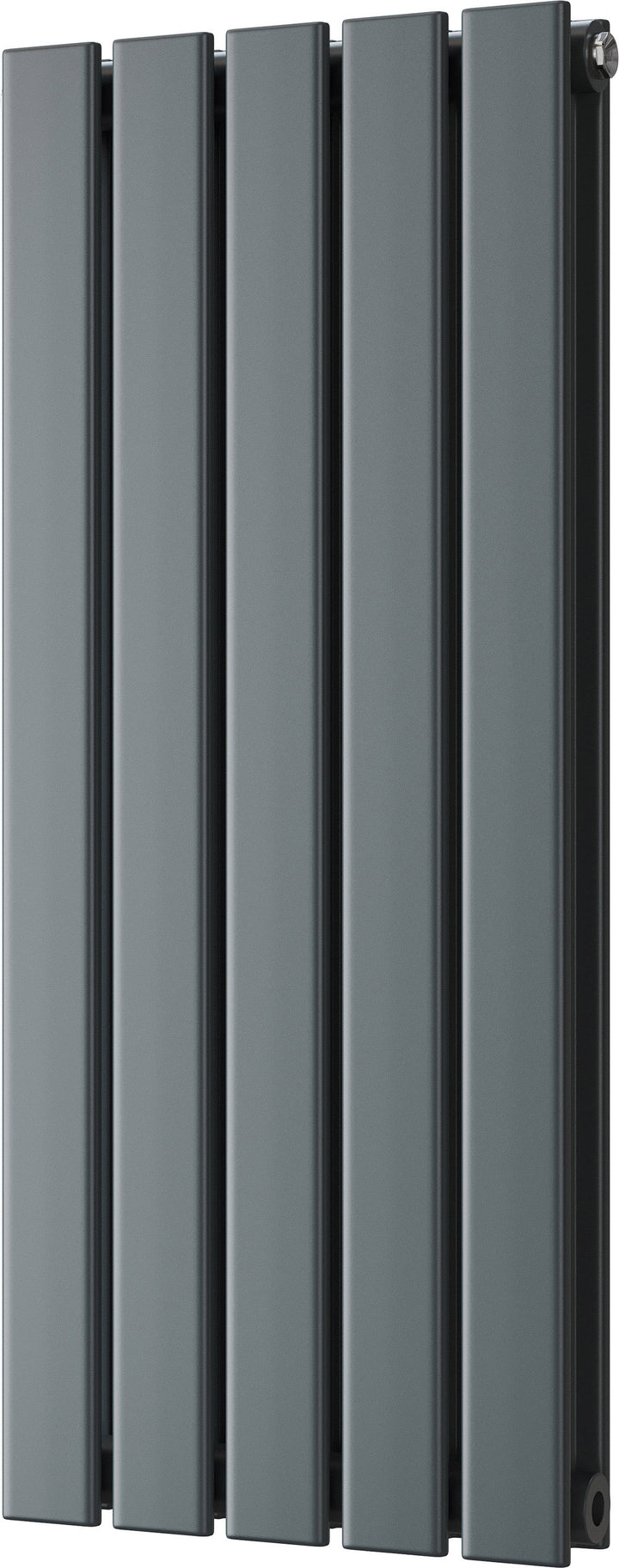 Typhoon - Anthracite Designer Radiator H800mm x W340mm Double Panel