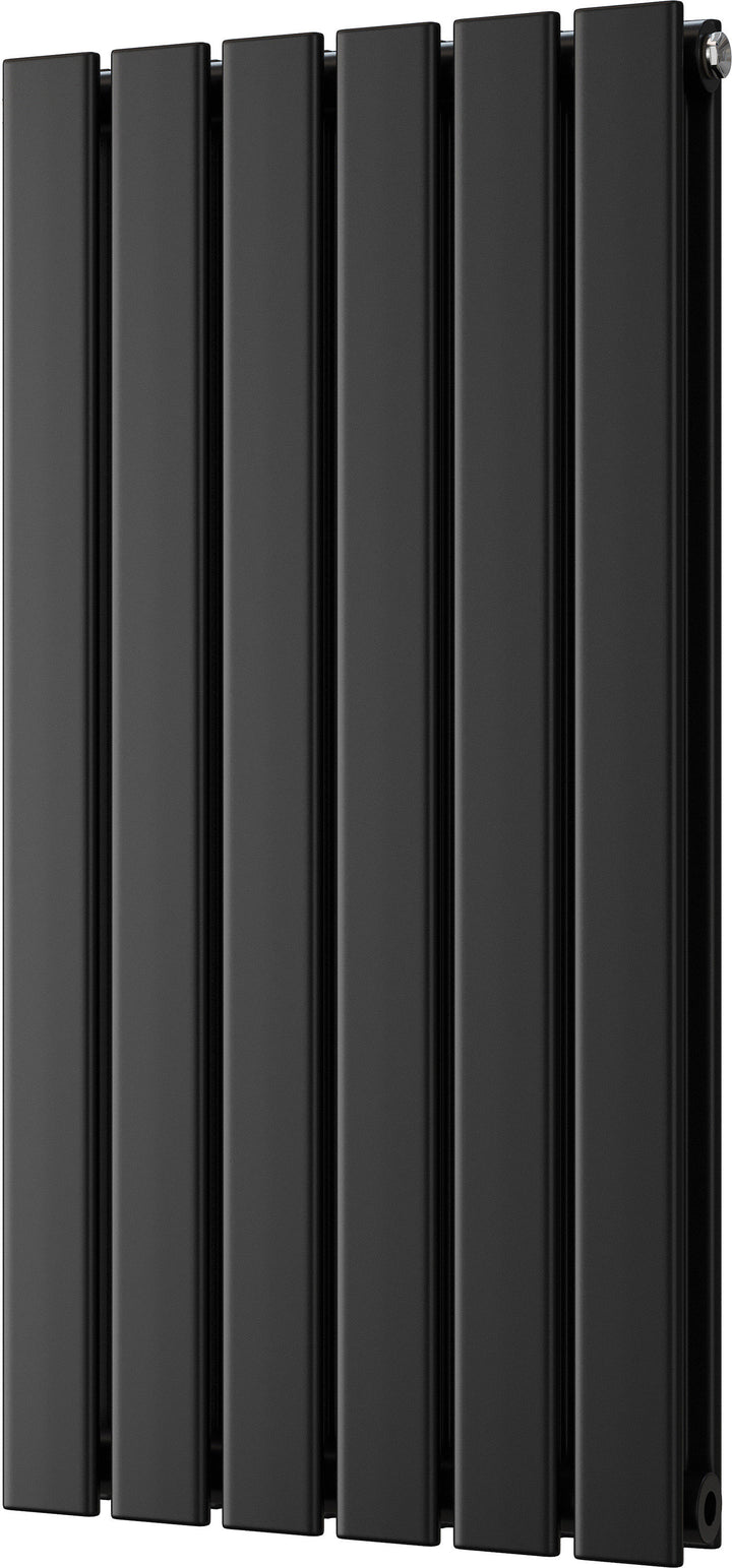 Typhoon - Black Designer Radiator H800mm x W408mm Double Panel