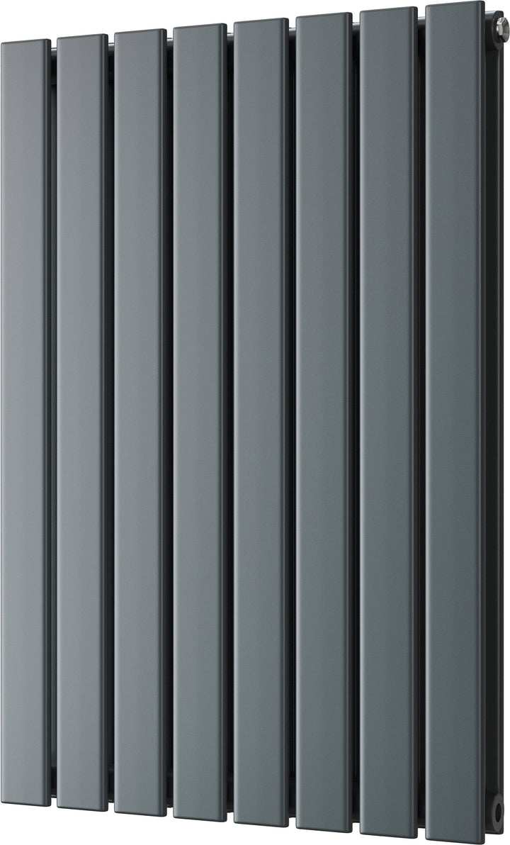 Typhoon - Anthracite Designer Radiator H800mm x W544mm Double Panel