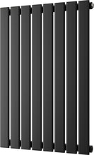 Typhoon - Black Designer Radiator H800mm x W544mm Single Panel